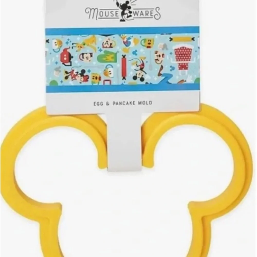 3-1 NEW Disney Parks Mickey Mouse Silicone Pancake & Egg Ring Mold…+ 2 p…